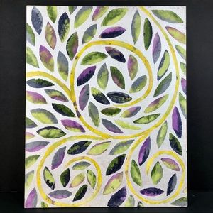 “The Olive Branch” Org Melted Crayon Art 16x20”